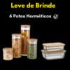 Kit Panelas Deluxe de Cerâmica + Potes Herméticos de Acrílico de Brinde - Image 2