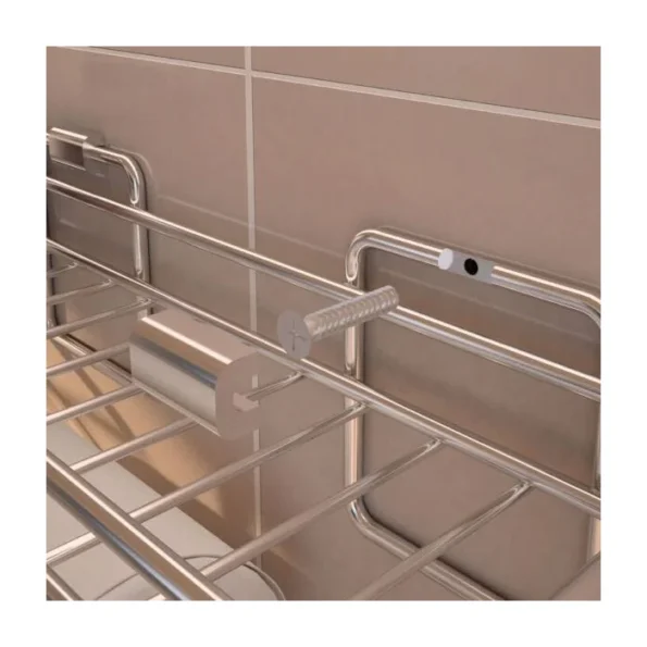 Escorredor de Louça, Pratos e Talheres em Inox com Bandeja incolor - Imagem 4