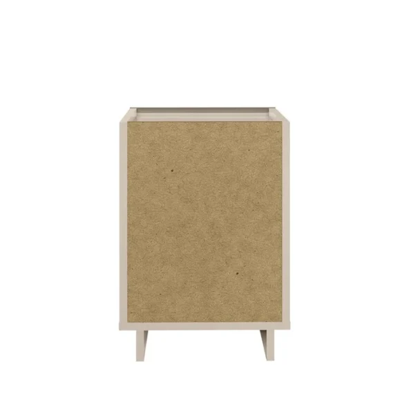 Mesa de Cabeceira 2 Gavetas Santore Off White - Imagem 8